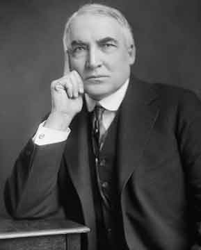 President Warren G. Harding