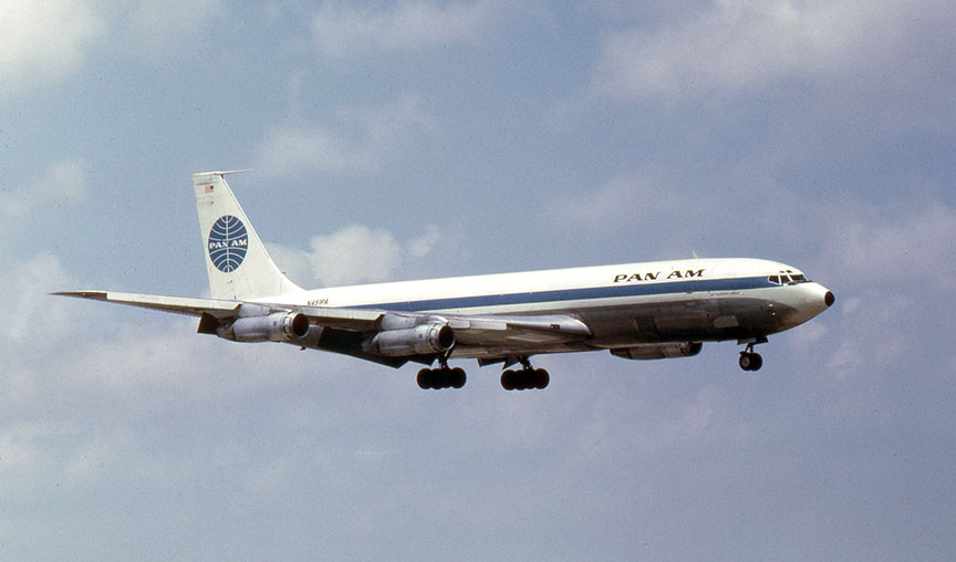 Pan Am Inaugurates 707 Service