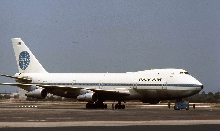 First 747 Flown