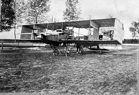 Henry Farman's First Circular Flight in Europe