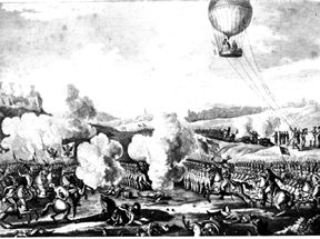 The First Use of a Balloon for Military Observation