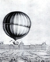 First Manned Hot-Air Balloon Flight