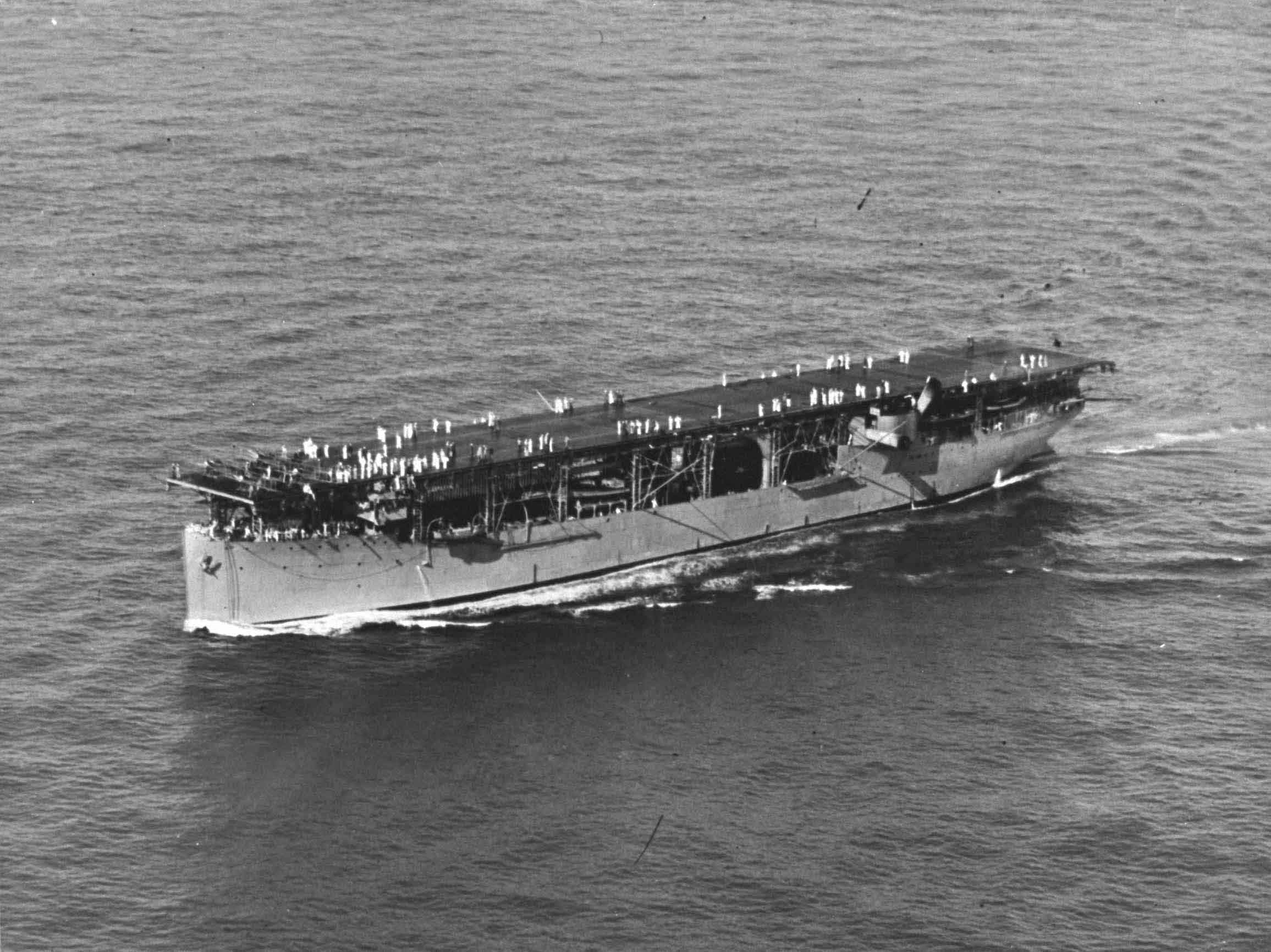 First US Aircraft Carrier Launched