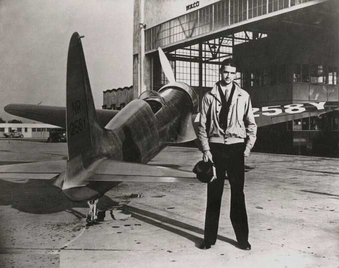 Howard Hughes Crosses the U.S. in Under Ten Hours