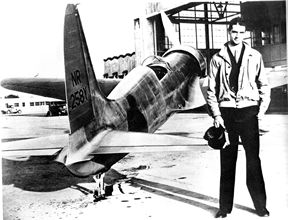 1935 Howard Hughes Slashes Speed Record